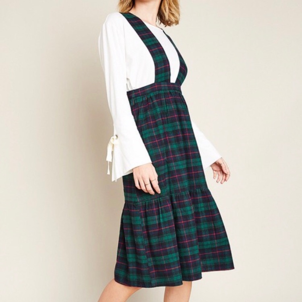 Plaid Jumper Dress - Picture 3 of 3